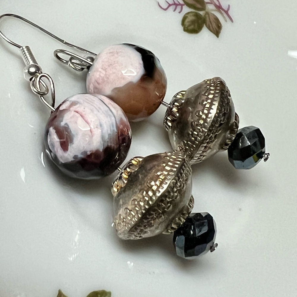 Elegant multi tone Dangle‎ Earrings